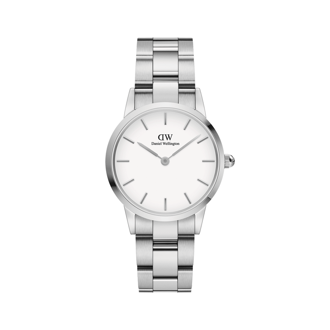 Daniel Wellington Iconic Link 36 Silver & White Watch