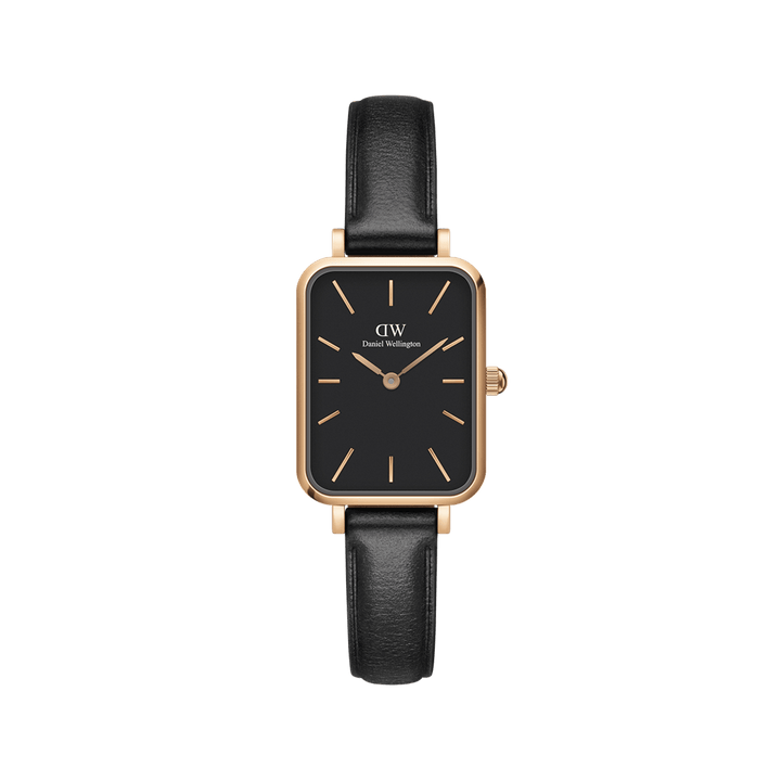 Daniel Wellington Quadro 20X26 Pressed Sheffield Rose Gold & Black Watch