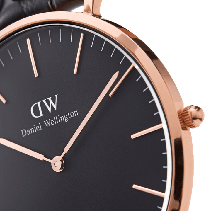 Daniel Wellington Classic 40 Reading Rose Gold & Black Watch