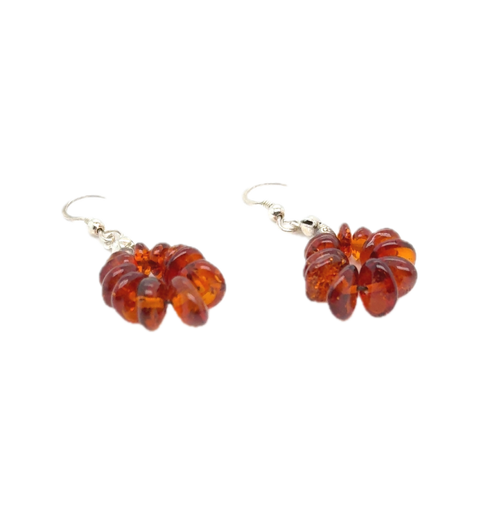 Baltic Amber Graduated Drop Earrings