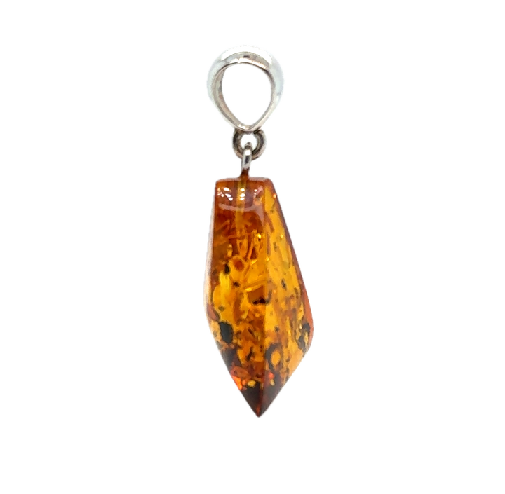 Sterling Silver Baltic Amber Pendant