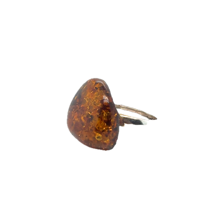 Sterling Silver Baltic Amber Ring