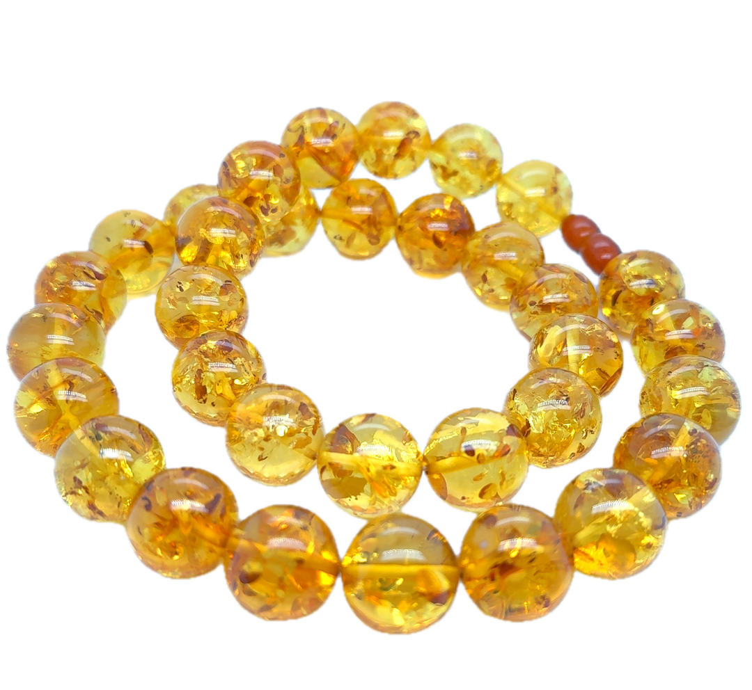 Baltic Amber Ball Necklace