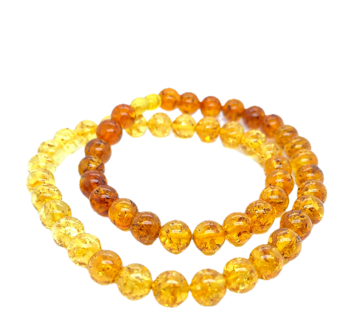 Baltic Amber Colour Graduated Necklace