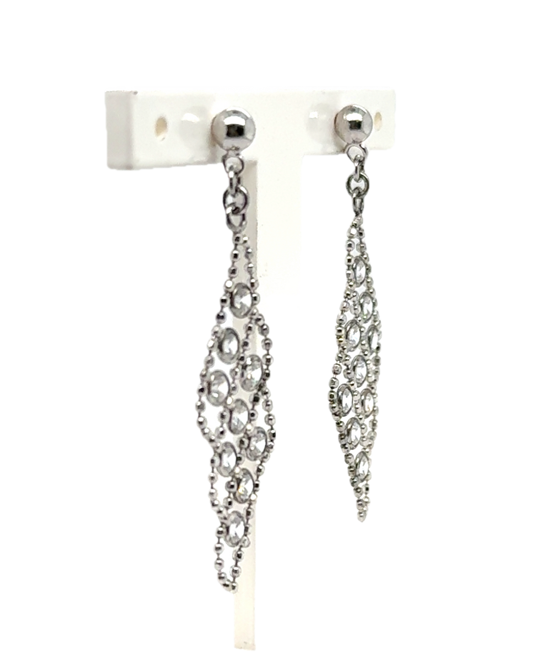 Sterling Silver Filigree Drop Earrings