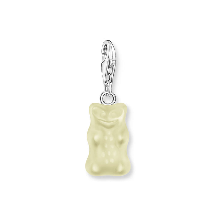 THOMAS SABO Charm pendant goldbears in white