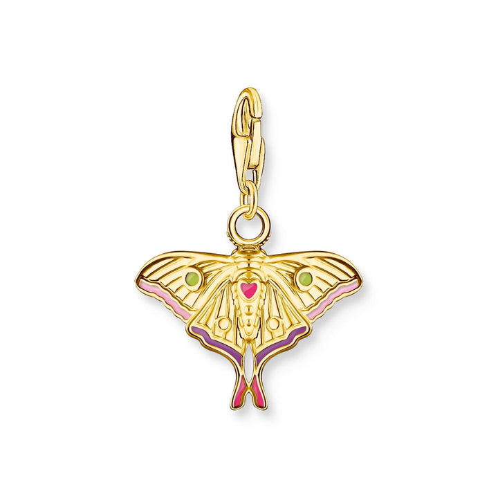 THOMAS SABO Moth Colourful Gold Charm