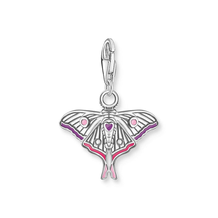 THOMAS SABO Moth Colourful Silver Charm