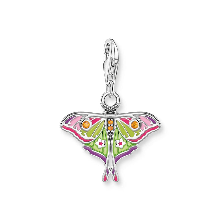 THOMAS SABO Moth Colourful Silver Charm