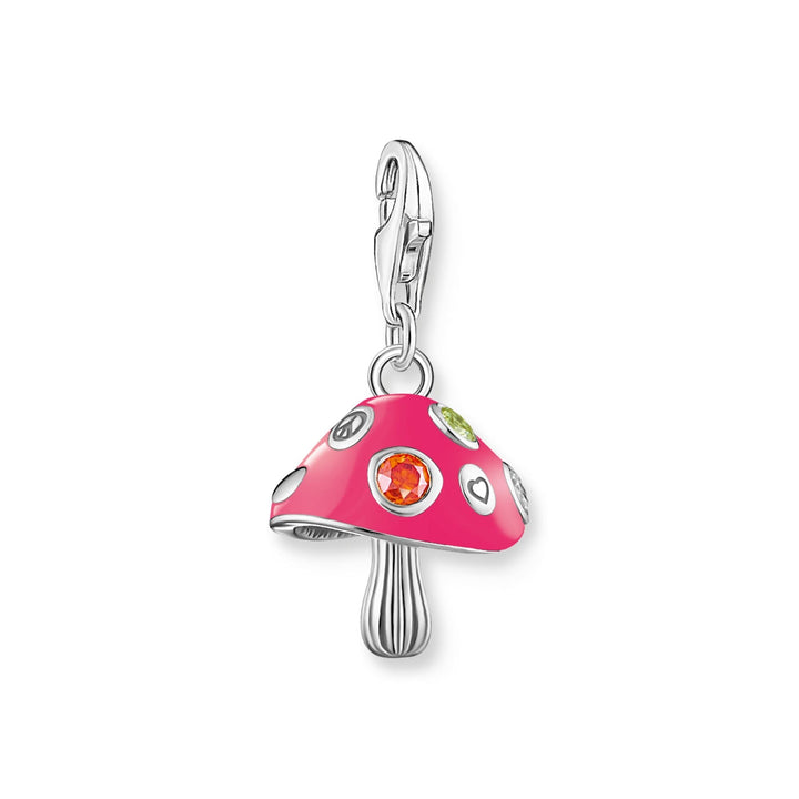 THOMAS SABO Colourful Mushroom Silver Charm