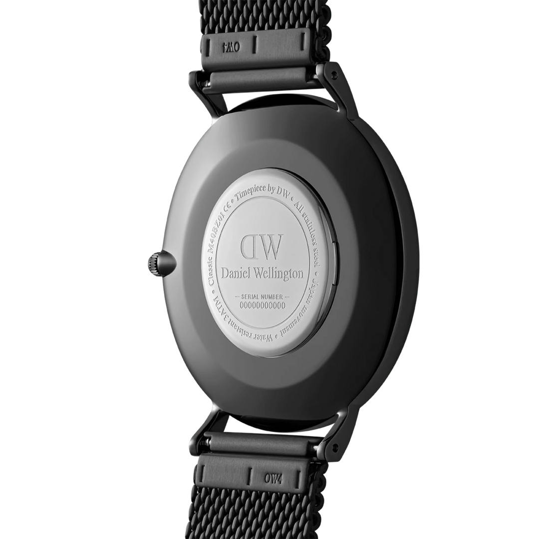 Daniel Wellington Classic 40 Ashfield Black Onyx Watch