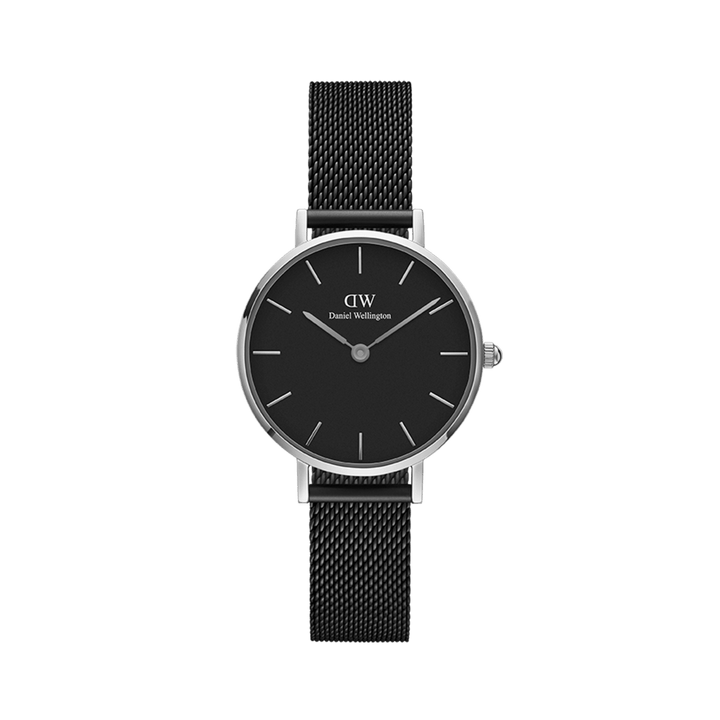 Daniel Wellington Petite 32 Ashfield Silver & Black Watch