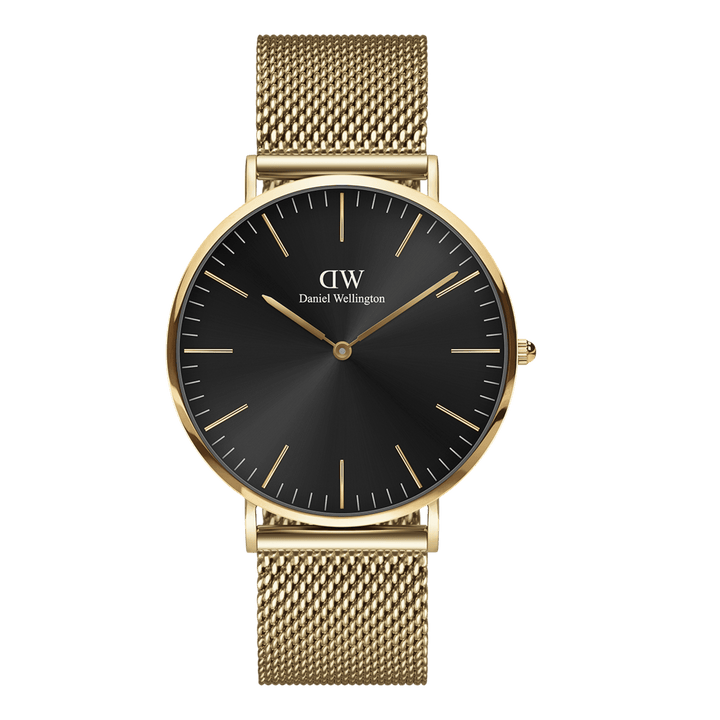 Daniel Wellington Classic 40 Evergold Gold & Onyx Watch