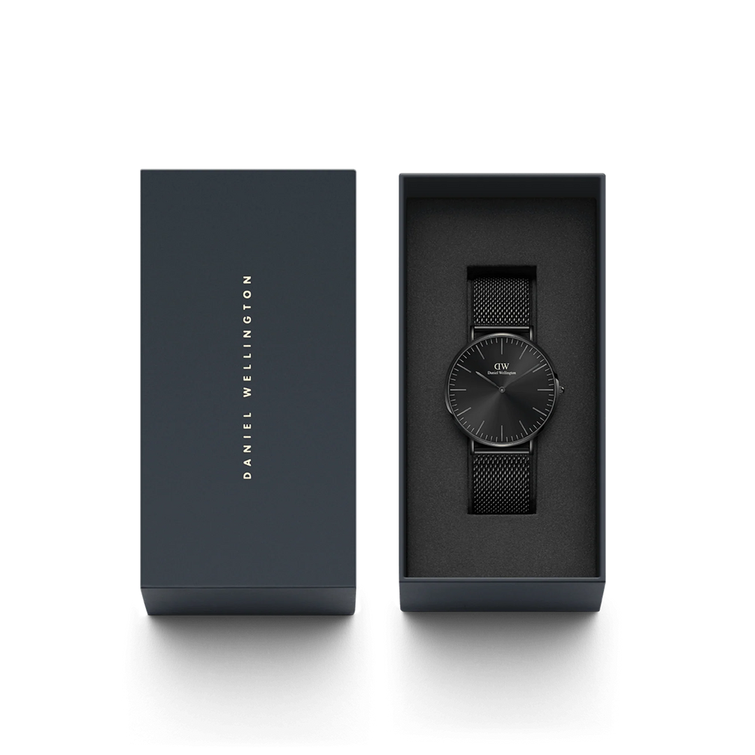 Daniel Wellington Classic 40 Ashfield Black Onyx Watch