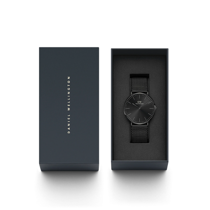 Daniel Wellington Classic 40 Ashfield Black Onyx Watch