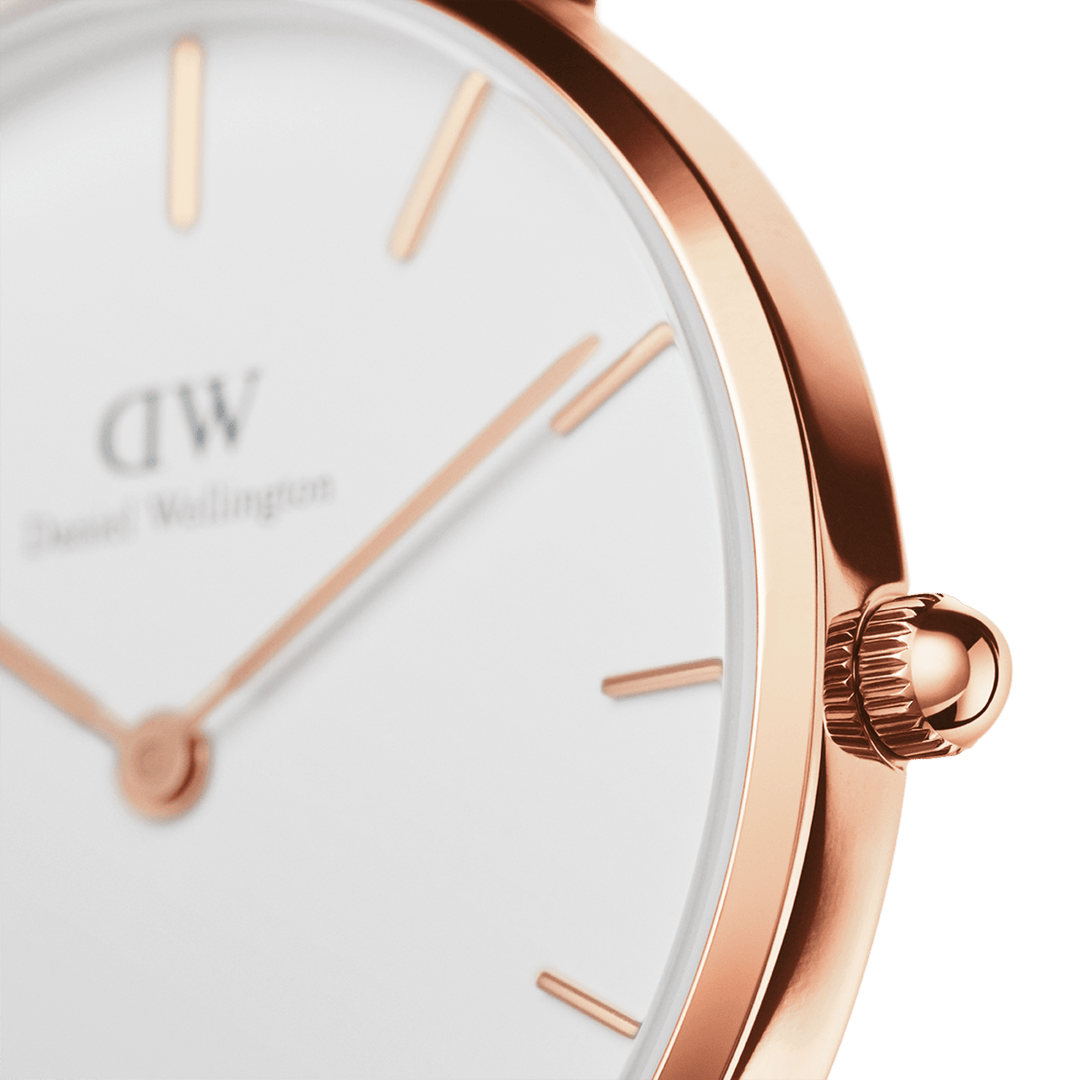 Daniel Wellington Petite 32 Durham Rose Gold & White Watch