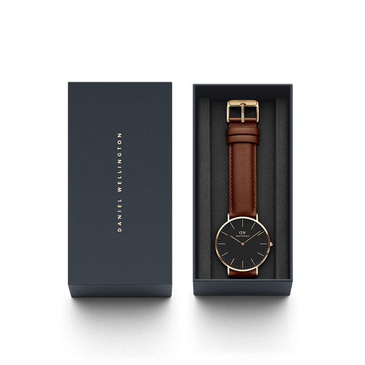 Daniel Wellington Classic 40 St Mawes Gold & White Watch