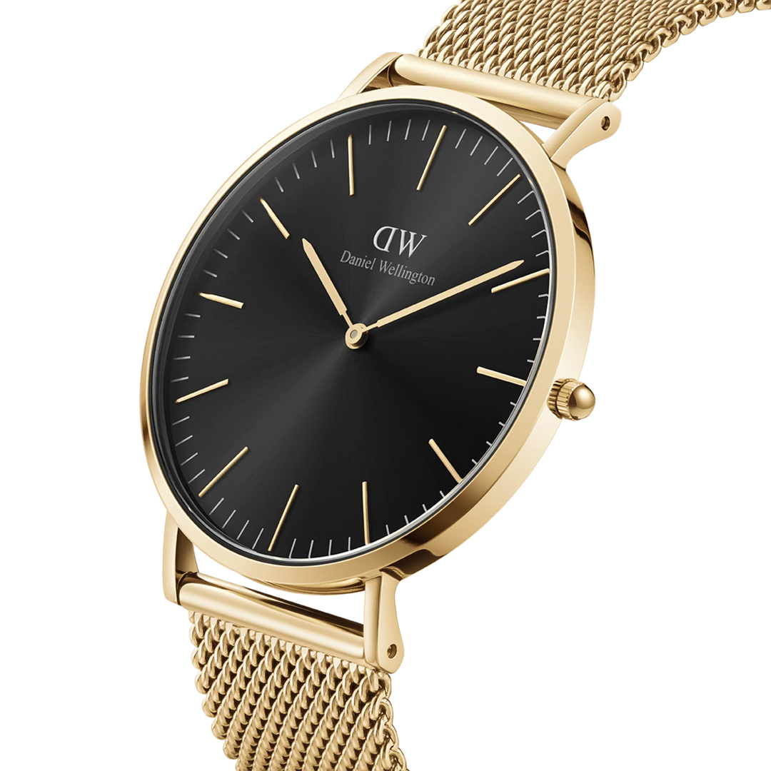 Daniel Wellington Classic 40 Evergold Gold & Onyx Watch