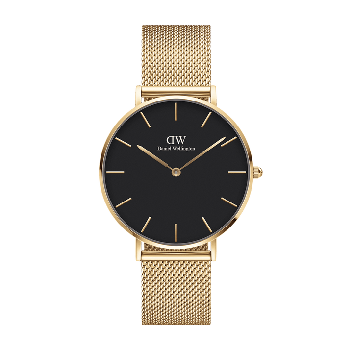 Daniel Wellington Petite 36 Evergold Gold & White Watch