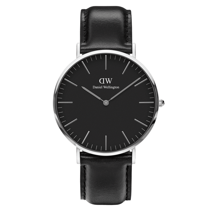 Daniel Wellington Classic 40 Sheffield Silver & Black Watch