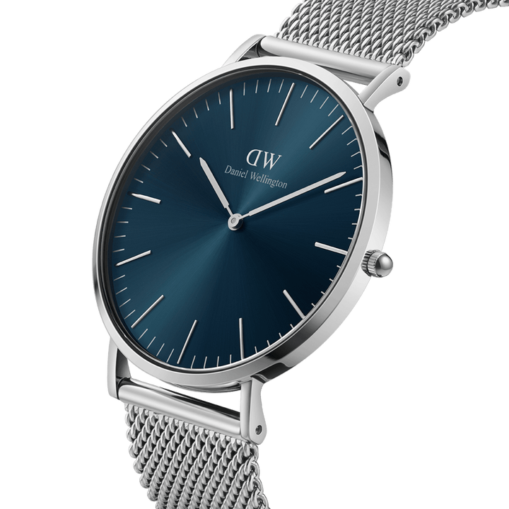 Daniel Wellington Classic 40 Sterling Silver Arctic Watch