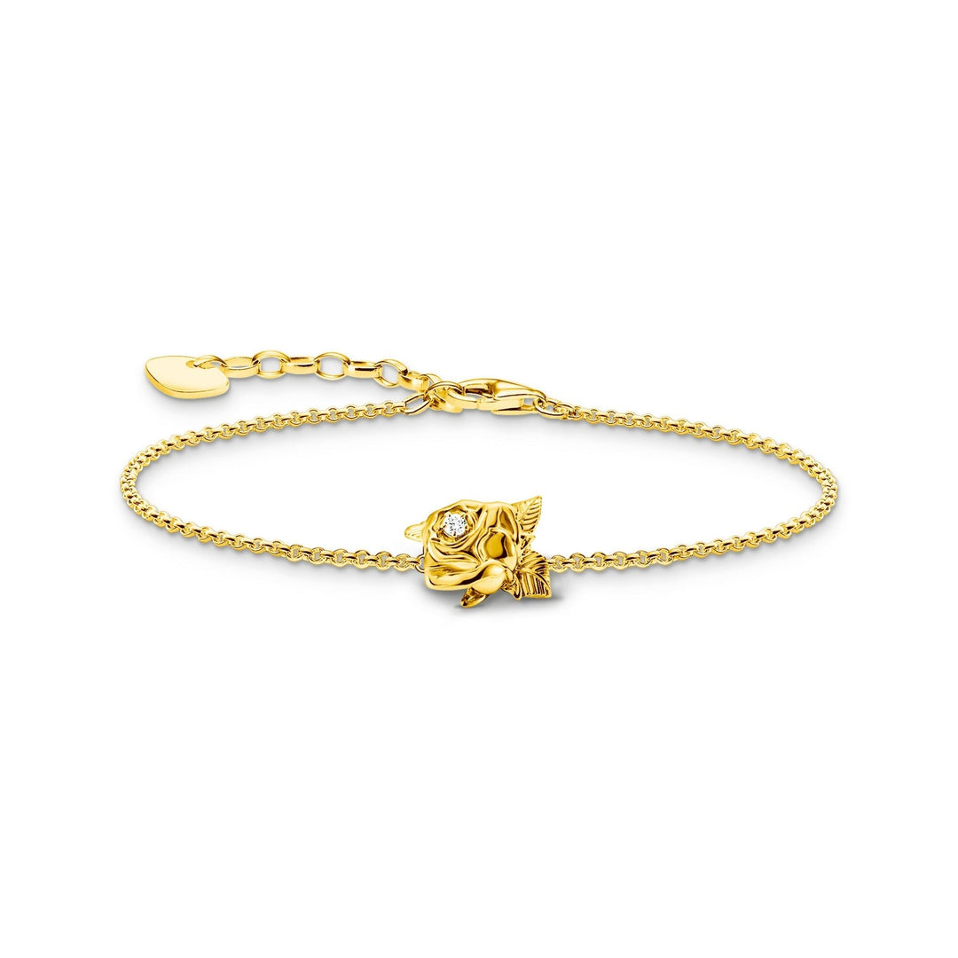 THOMAS SABO Romance Bracelet Rose in Gold