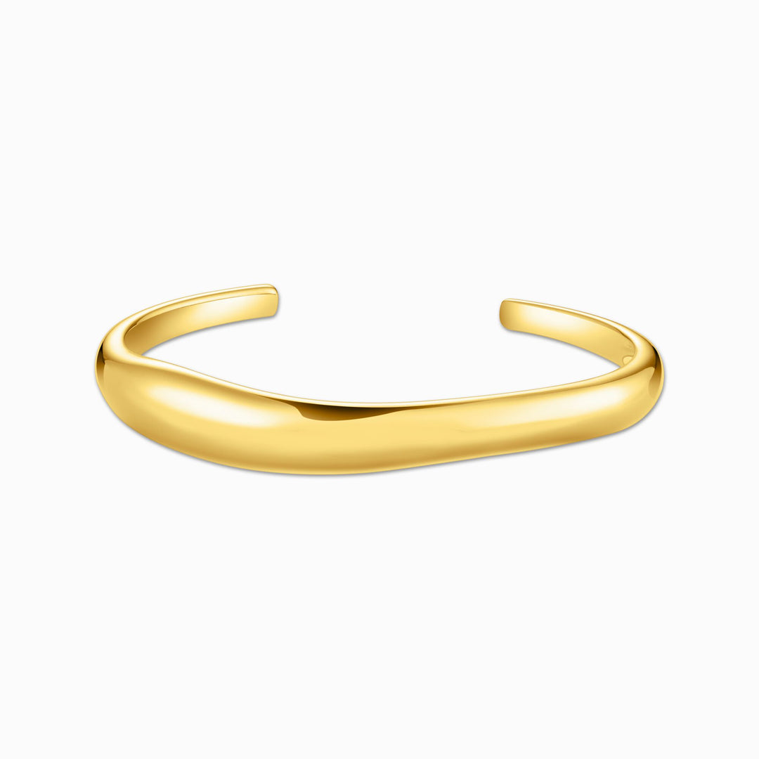 THOMAS SABO Bangle in organic shape gold