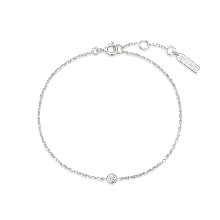 Ania Haie Silver Sparkle Bezel Bracelet