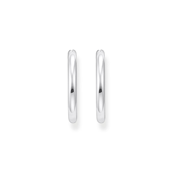 THOMAS SABO Classic Hoop earrings in wider shape silver