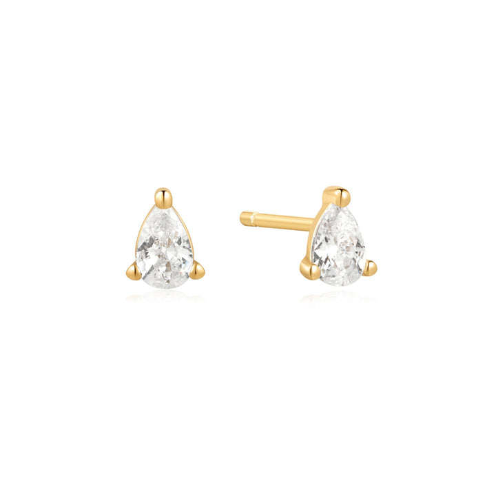 Ania Haie Gold Pear Studs