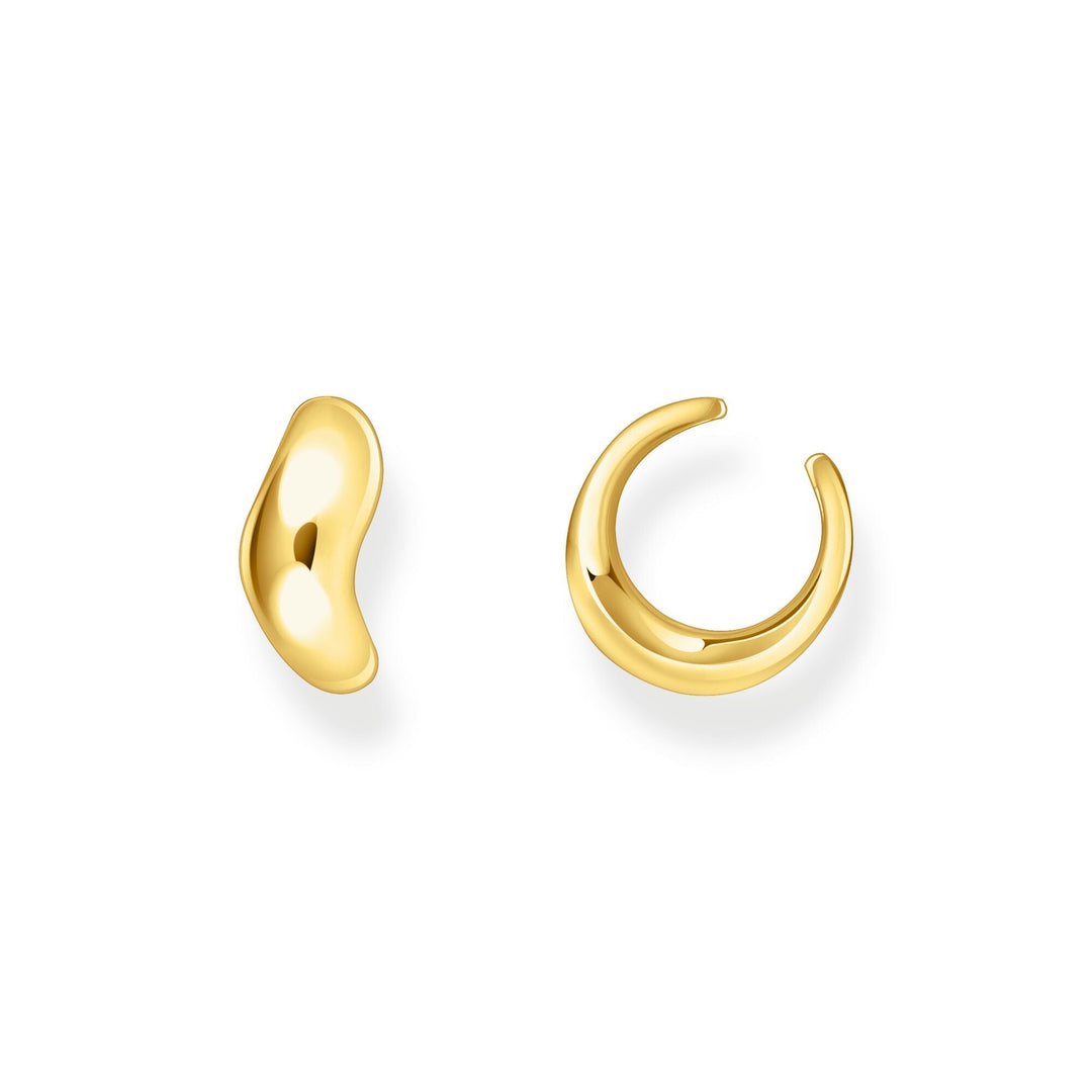 THOMAS SABO Ear cuff organic-shaped gold