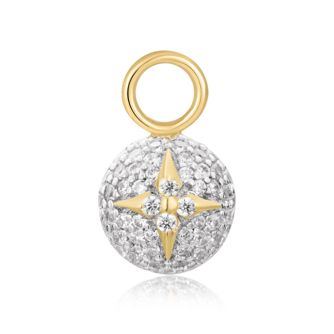 Ania Haie Gold Pave Star Sphere Earring Charm