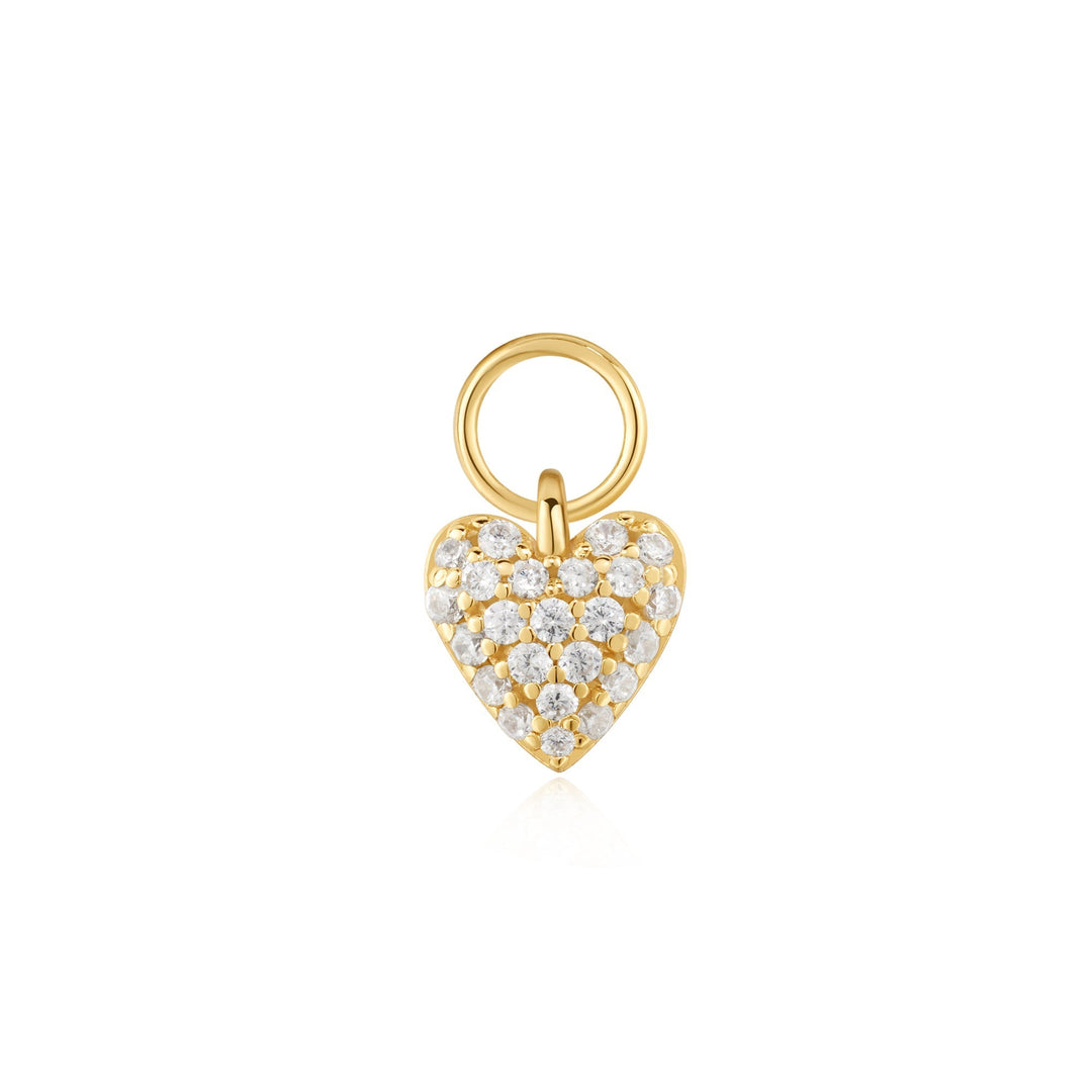 Ania Haie Gold Heart Pave Earring Charm