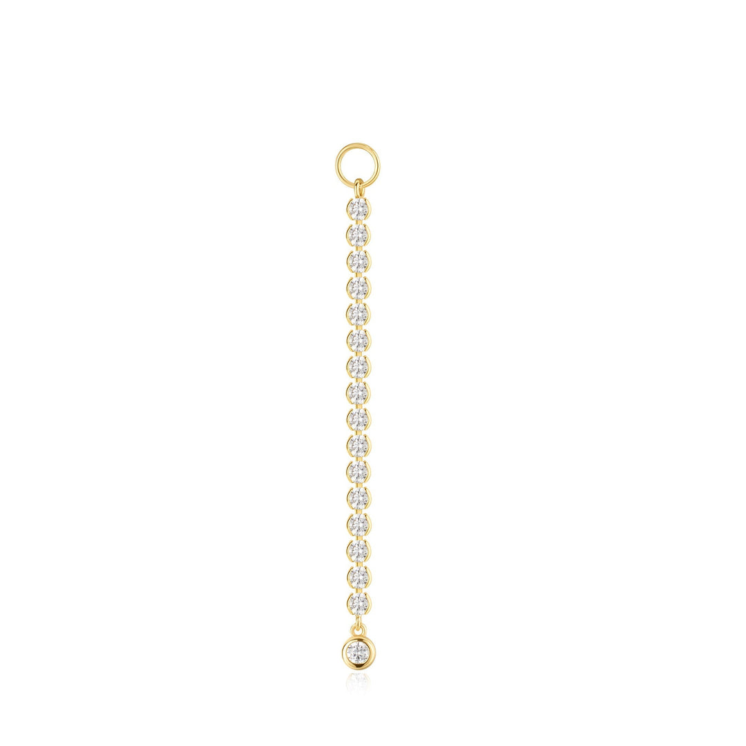 Ania Haie Gold Row Bezel Earring Charm