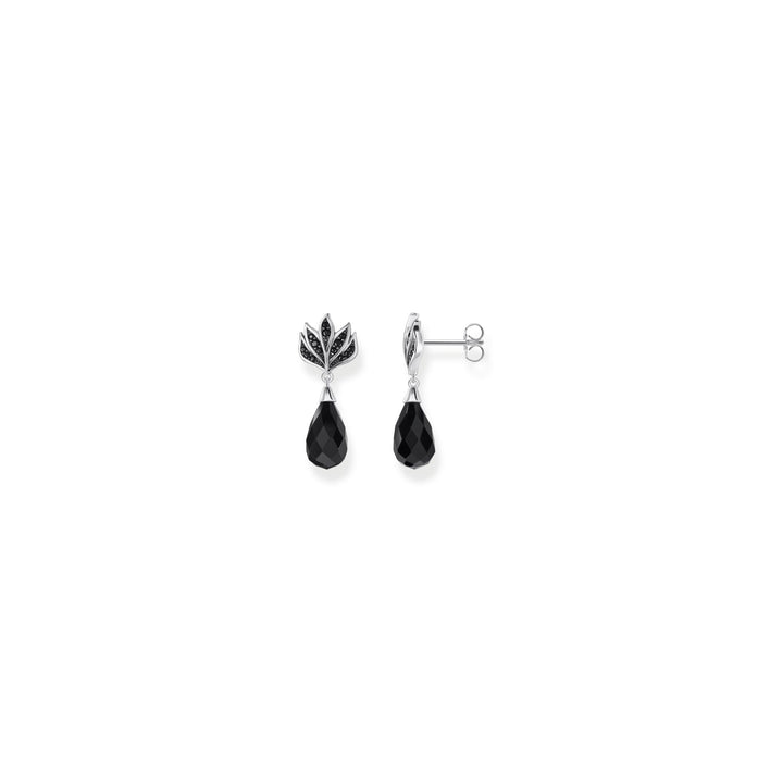 THOMAS SABO Blackened ear studs with drop-shaped