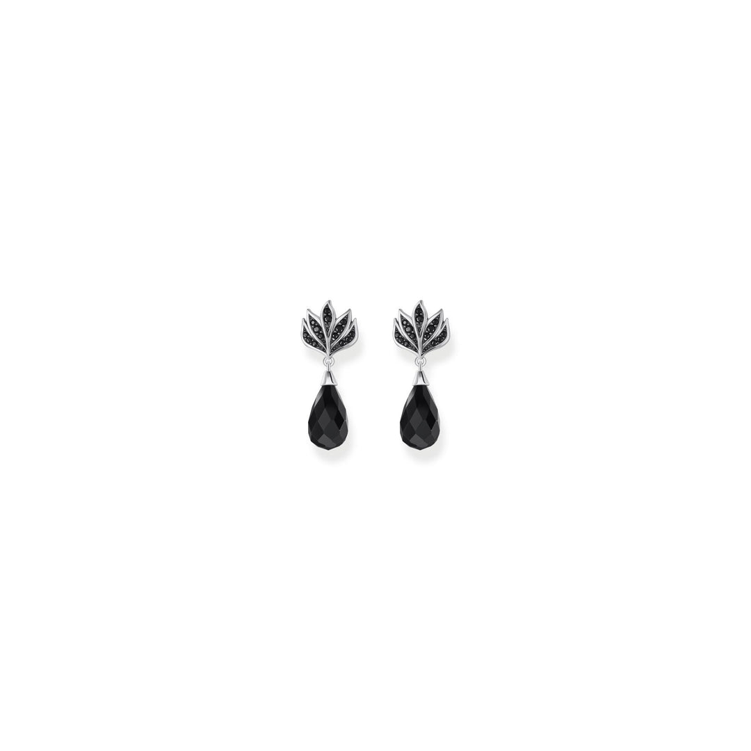 THOMAS SABO Blackened ear studs with drop-shaped