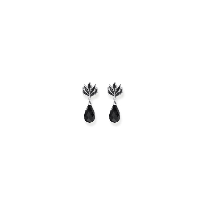 THOMAS SABO Blackened ear studs with drop-shaped