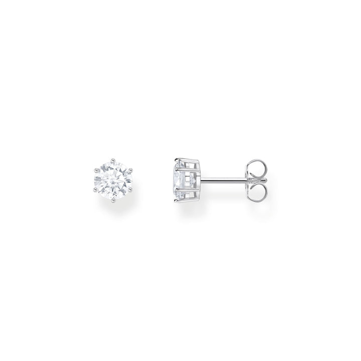 THOMAS SABO Ear studs with white zirconia in brilliant cut