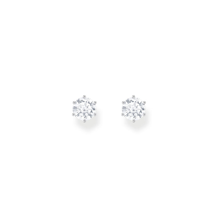 THOMAS SABO Ear studs with white zirconia in brilliant cut