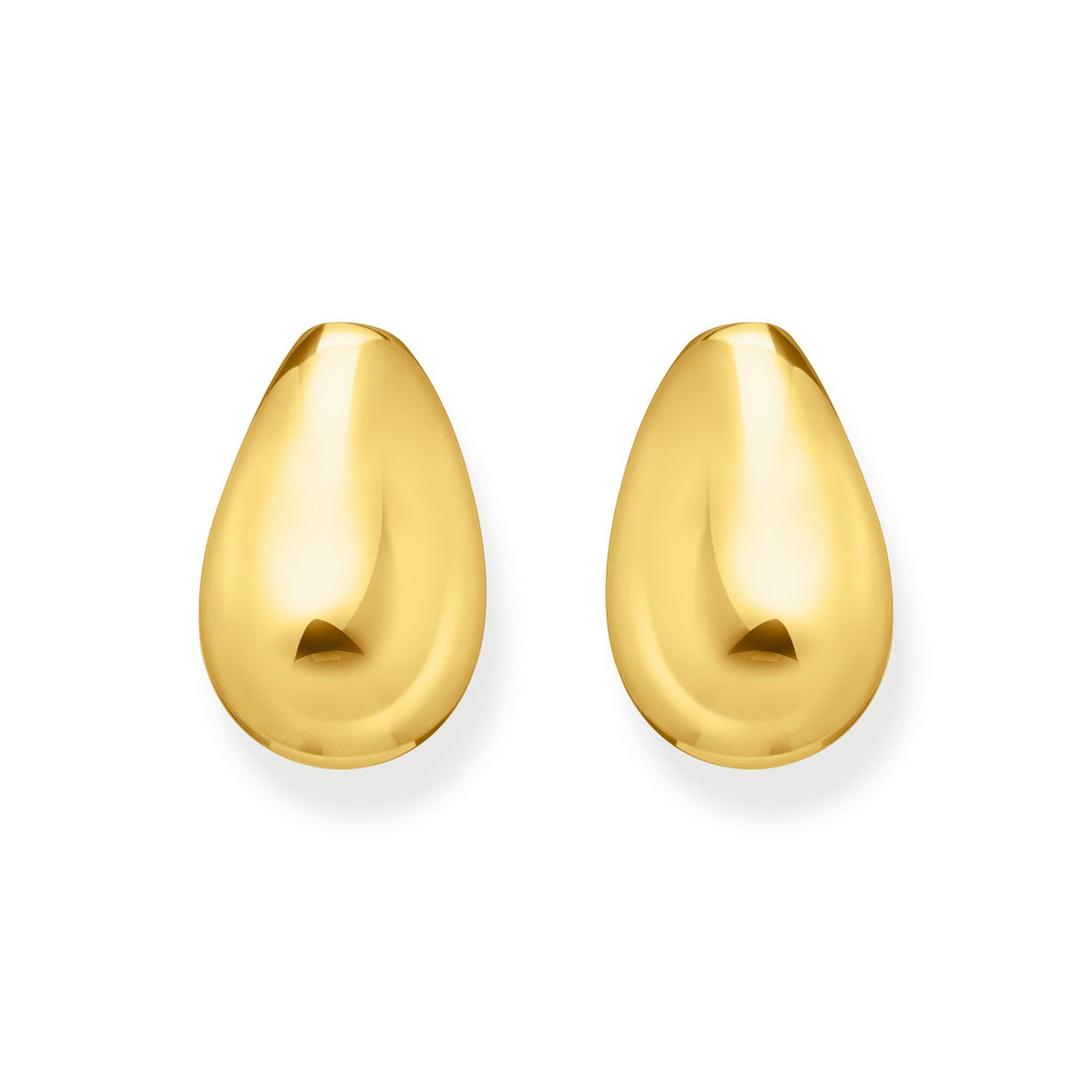 THOMAS SABO Ear studs in drop shape gold