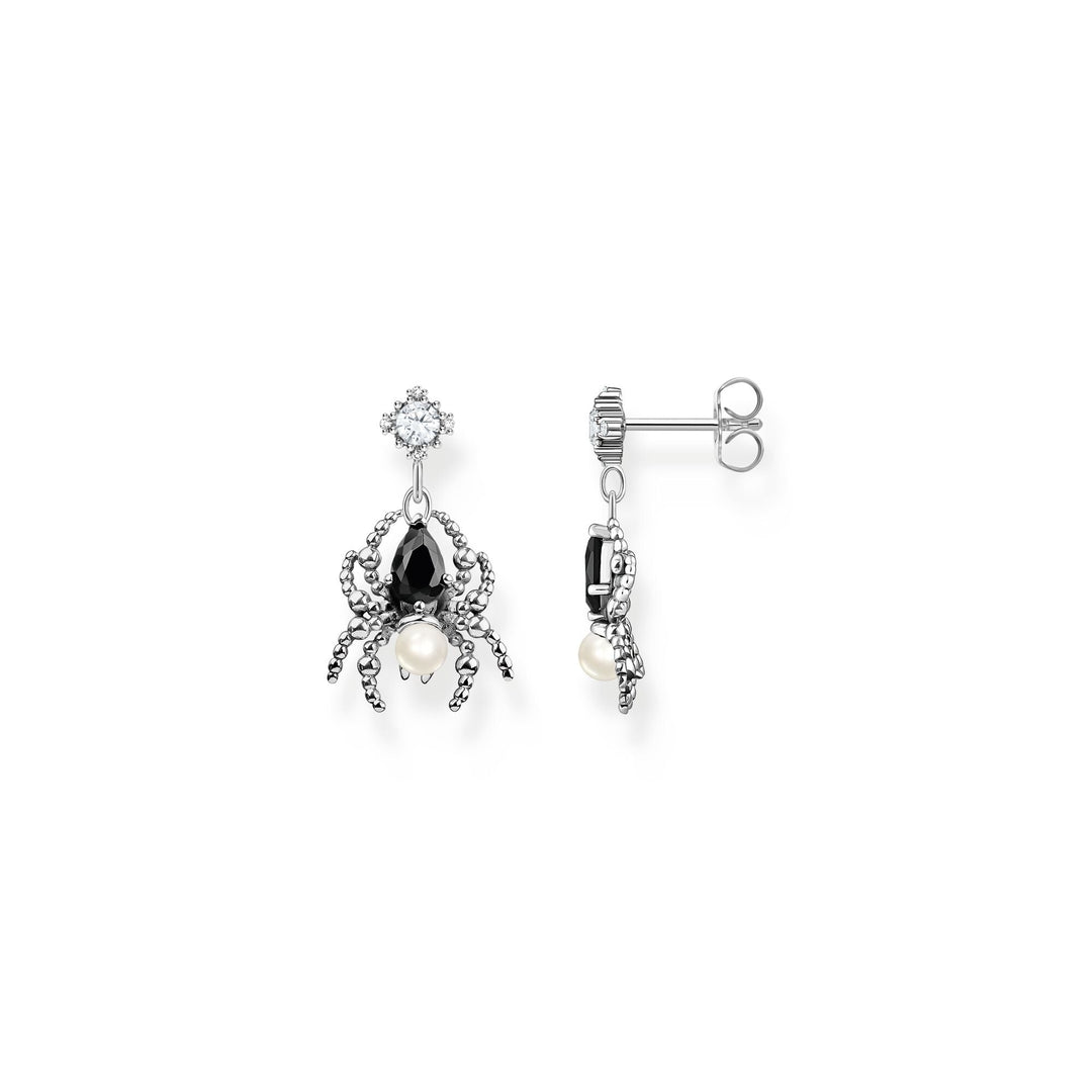 THOMAS SABO Romance Earrings Black Spider