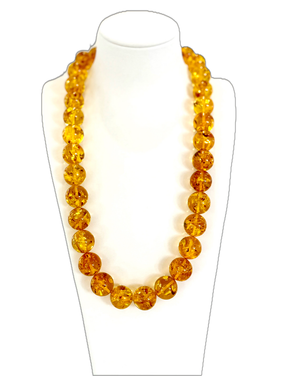 Baltic Amber Ball Necklace