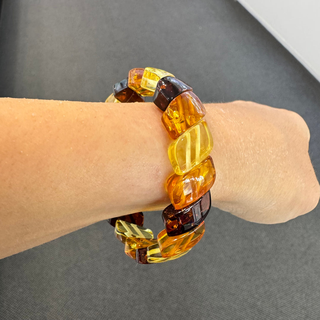 Baltic Amber Multi-Colour Bracelet