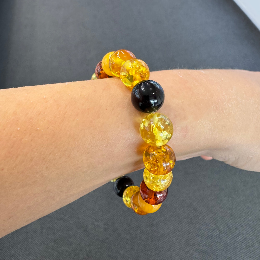 Baltic Amber Multi-Colour Bracelet