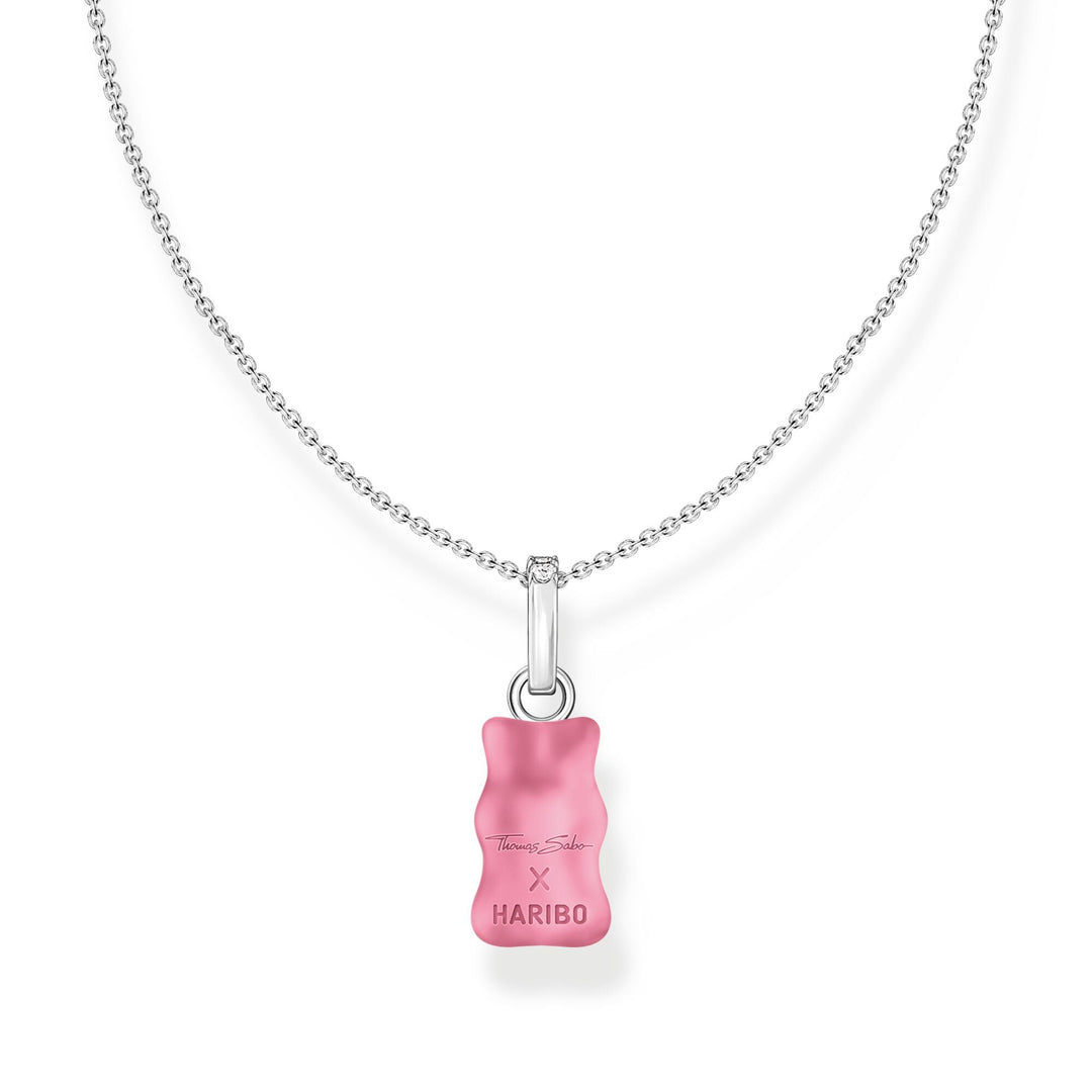 THOMAS SABO Necklace with pink Goldbears pendant and zirconia