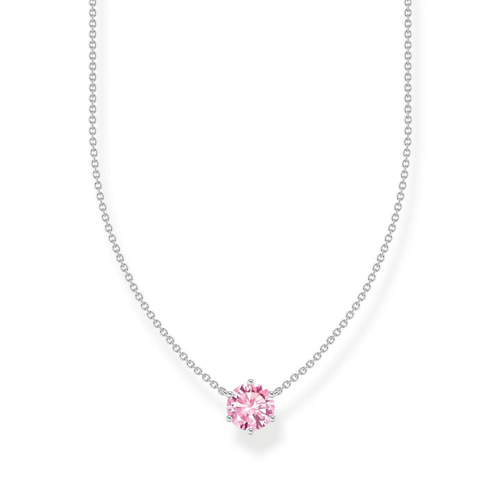 THOMAS SABO Necklace with pink zirconia pendant