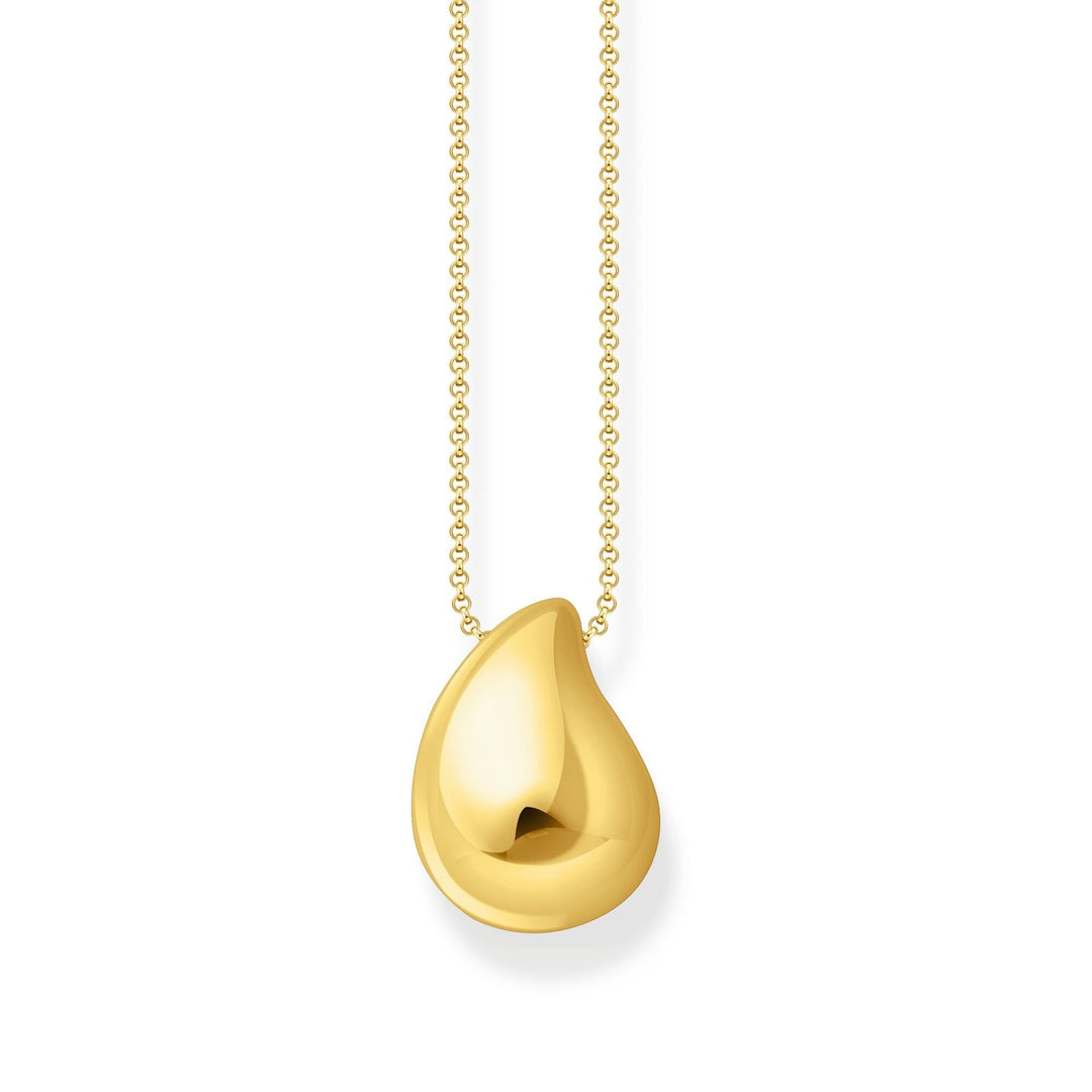 THOMAS SABO Necklace with pendant in drop-shape gold