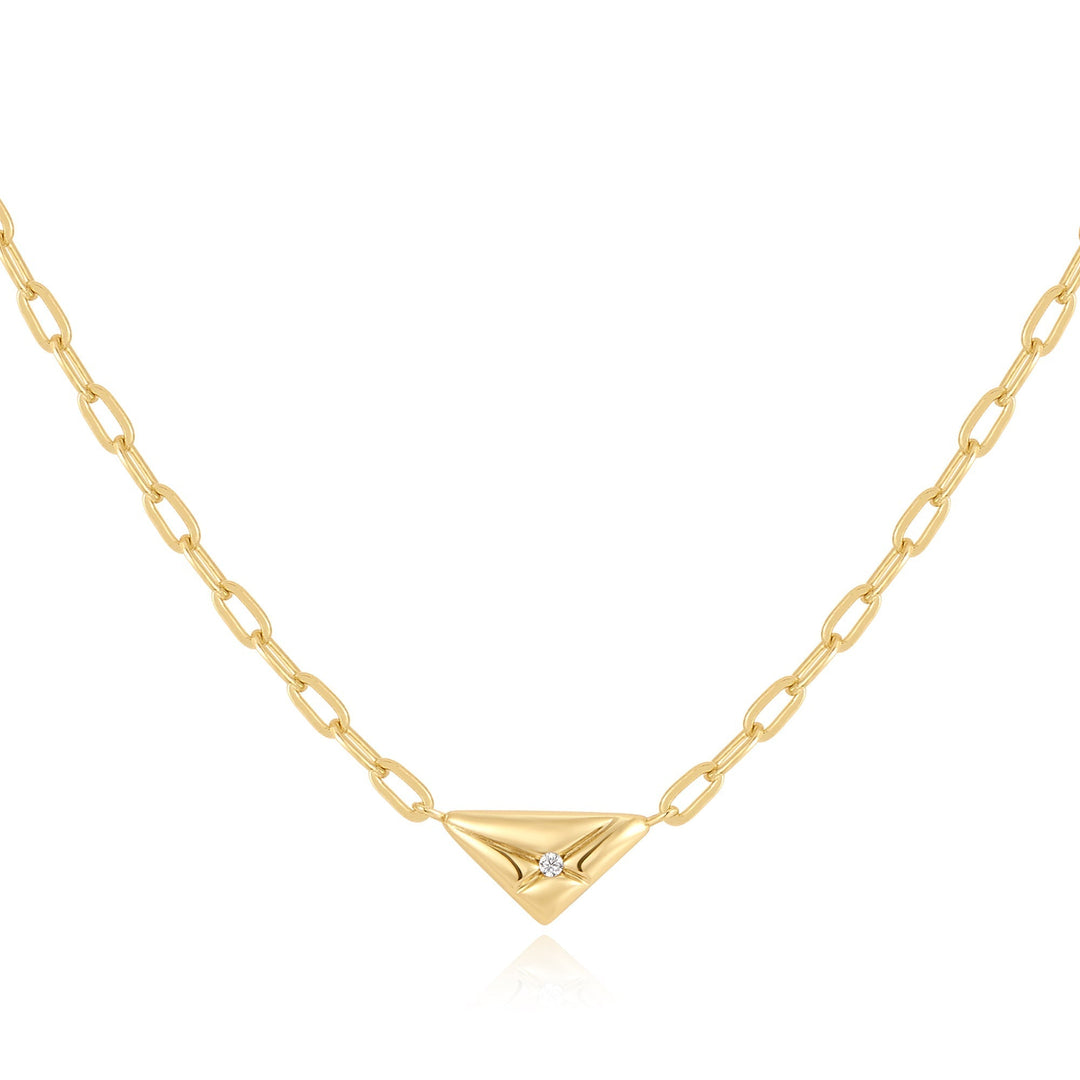 Ania Haie Gold Triangle Necklace