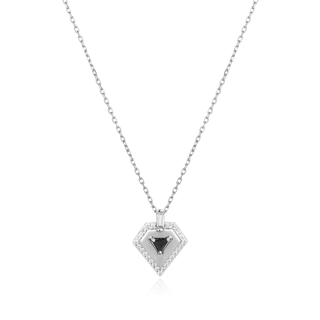 Ania Haie Silver Geometric Necklace