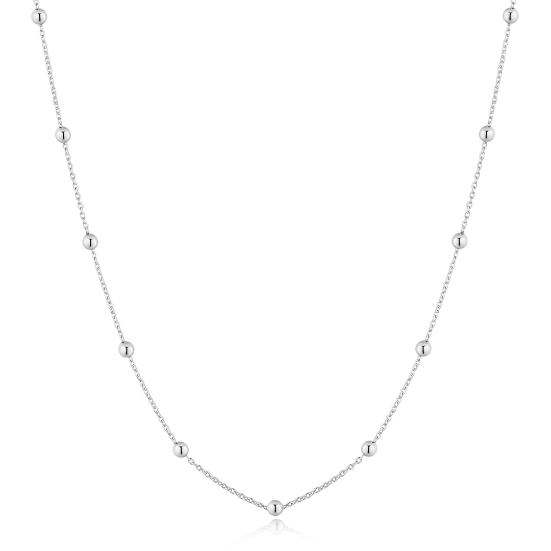 Ania Haie Silver Beaded Chain Necklace